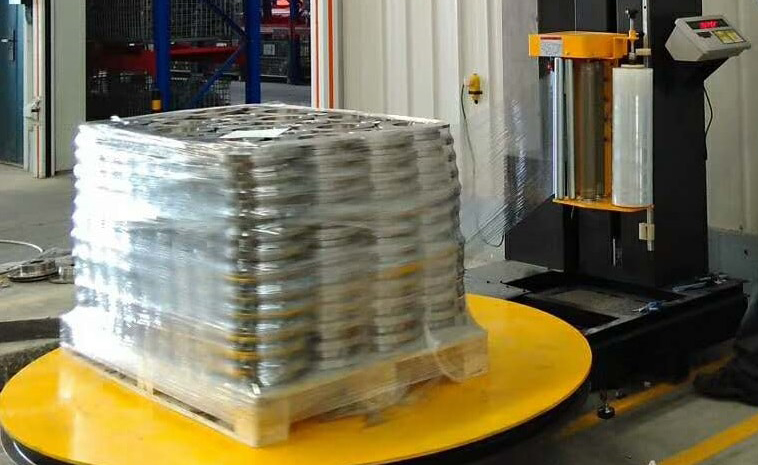 pallet machine with scales